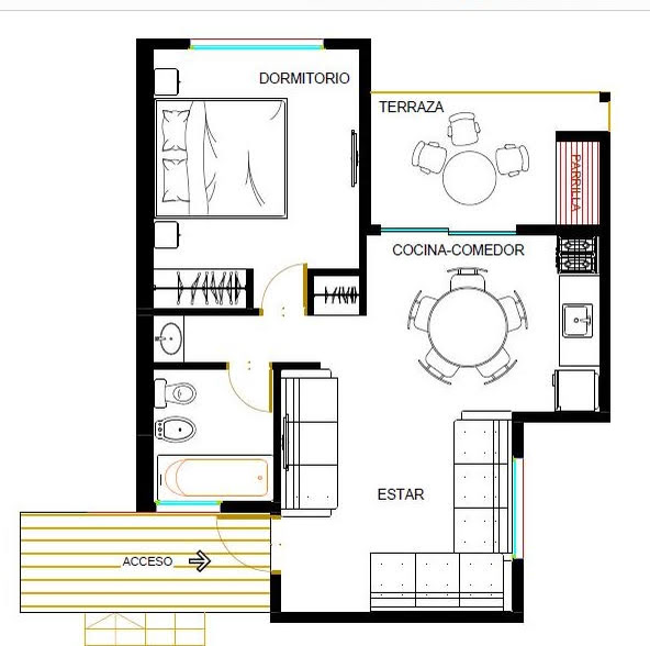 Planta del Classic Apart 1