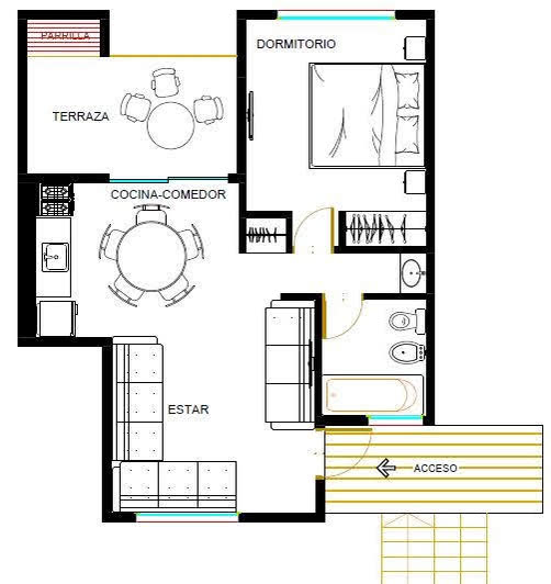 Planta del Classic Apart 2