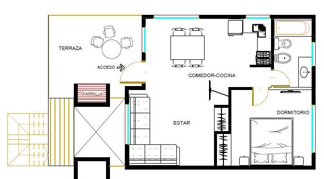 Planta del Luxury Apart