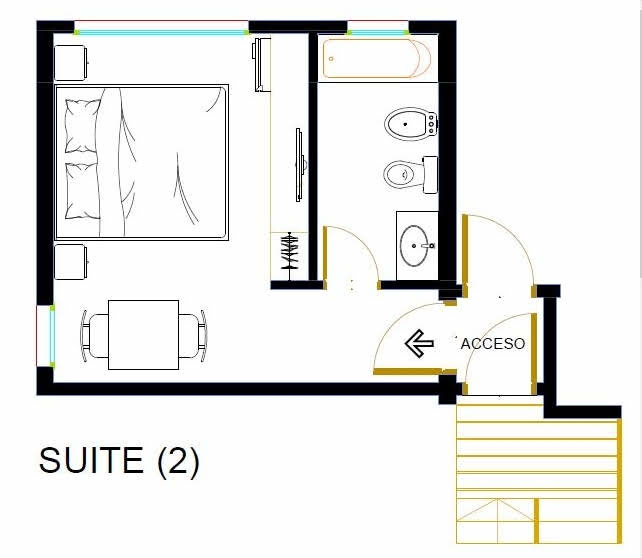 Planta de la Suite 2